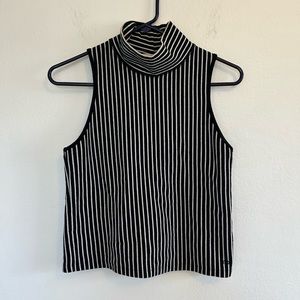 Mock neck tank